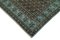 Antiker türkiser Handgewebter Oushak Teppich aus Wolle 4