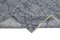 Grauer Handgewebter Oushak Teppich aus Wolle in Anatolien-Optik 6