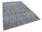 Grauer Handgewebter Oushak Teppich aus Wolle in Anatolien-Optik 2