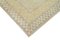 Beige Oriental Hand Knotted Wool Oushak Carpet 4