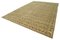 Beige Decorative Handmade Wool Oushak Carpet 2