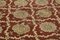 Red Traditional Hand Knotted Wool Oushak Carpet 4