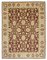 Beige Traditional Handmade Wool Oushak Carpet 1