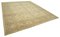Beige Traditional Hand Knotted Wool Oushak Carpet 3