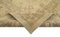 Beige Traditional Hand Knotted Wool Oushak Carpet 4