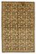 Brown Decorative Handmade Wool Oushak Carpet 1