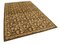 Brown Decorative Handmade Wool Oushak Carpet 2