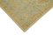 Beige Traditional Hand Knotted Wool Oushak Carpet 6