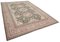 Beige Oriental Hand Knotted Wool Oushak Carpet 3