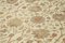 Vintage Beige Hand Knotted Wool Oushak Rug, Image 5