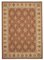 Beige Oriental Hand Knotted Wool Oushak Carpet 1