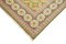 Vintage Yellow Oriental Handwoven Oushak Rug, Image 6