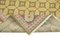 Vintage Yellow Oriental Handwoven Oushak Rug, Image 4