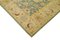 Beige Decorative Hand Knotted Wool Oushak Carpet 6