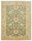 Beige Decorative Hand Knotted Wool Oushak Carpet 1