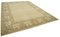 Tappeto decorativo Oushak antico intrecciato a mano beige, Immagine 3