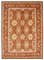 Tapis Oushak Traditionnel Rouge en Laine 1