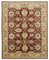 Beige Decorative Handmade Wool Oushak Carpet, Image 1
