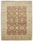 Brown Traditional Handmade Wool Oushak Carpet 1
