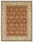 Antiker Oushak Teppich aus handgewebter Wolle in Beige 1
