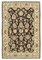 Beige Oriental Handmade Wool Oushak Carpet 1