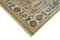 Beiger dekorativer handgewebter antiker Oushak Teppich 6