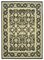 Beige Traditional Hand Knotted Wool Oushak Carpet 1