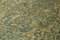 Handgewebter grüner anatolischer Oushak Teppich aus Wolle 4