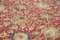 Red Oriental Hand Knotted Wool Large Oushak Carpet 4