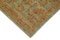 Green Decorative Hand Knotted Wool Small Oushak Carpet 4