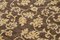 Brown Traditional Handmade Wool Small Oushak Carpet 5