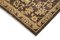 Brown Traditional Handmade Wool Small Oushak Carpet 4