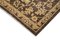 Brown Traditional Handmade Wool Small Oushak Carpet, Image 4