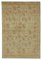 Green Turkish Hand Knotted Wool Small Oushak Carpet, Image 1