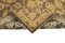 Brown Anatolian  Hand Knotted Wool Small Oushak Carpet 6