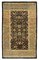 Beige Traditional Hand Knotted Wool Small Oushak Carpet 1