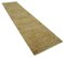 Yellow Traditional Hand Knotted Wool Runner Oushak Carpet 2