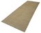 Beige Anatolian  Handmade Wool Runner Oushak Carpet, Image 3