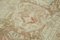 Alfombra Oushak turca beige antigua tejida a mano, Imagen 5
