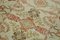 Beige Decorative Hand Knotted Wool Runner Oushak Carpet, Image 5