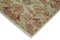 Beiger dekorativer handgeknüpfter Oushak Teppich aus Wolle 4