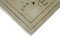 Beige Traditional Hand Knotted Wool Runner Oushak Carpet 4