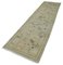 Beige Traditional Hand Knotted Wool Runner Oushak Carpet, Image 3