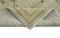 Beige Traditional Hand Knotted Wool Runner Oushak Carpet, Image 6