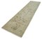 Beige Turkish Handmade Wool Runner Oushak Carpet, Image 3