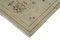 Beige Turkish Handmade Wool Runner Oushak Carpet, Image 4