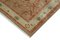 Beige Oriental Handwoven Antique Runner Oushak Carpet 4
