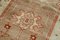 Beige Oriental Handwoven Antique Runner Oushak Carpet 5
