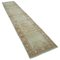 Beige Decorative Handmade Wool Runner Oushak Carpet, Image 2