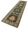 Green Traditional Handwoven Antique Runner Oushak Carpet 3